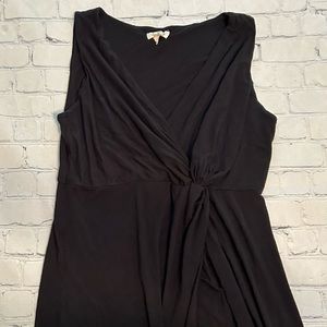Mimi Maternity soft, flowey black sleeveless maxi dress